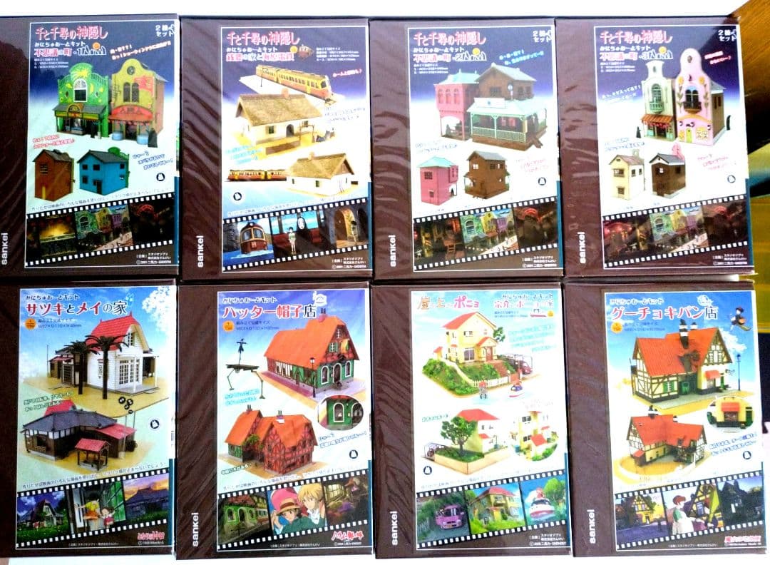 ジブリ みにちゅあーと キット　新品未開封 千と千尋の神隠し他、全8点