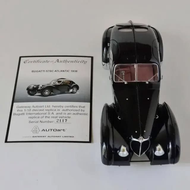 AUTOart 1/18[ 希少品]ブガッティ 57SC アトランティック BL