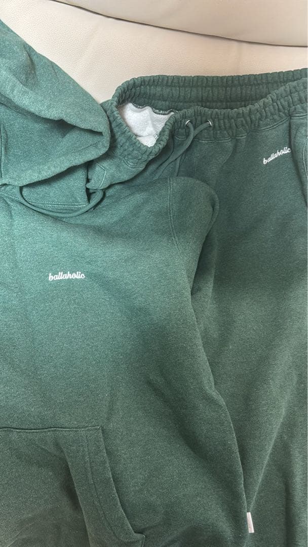 ballaholic スウェット上下セット (green)