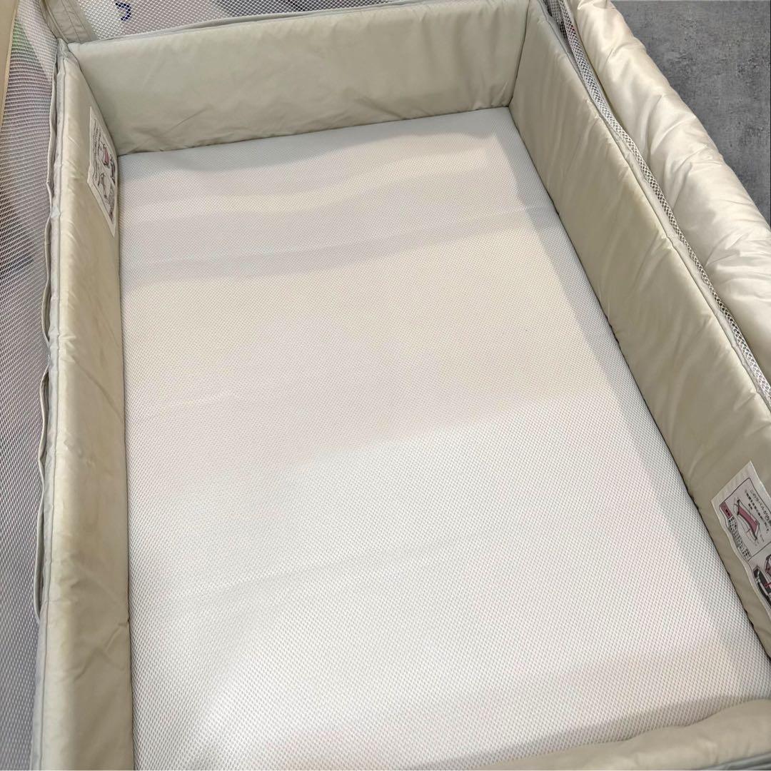 美品✨ Aprica アップリカ ココネルエアー ベビーベッド 折りたたみ式