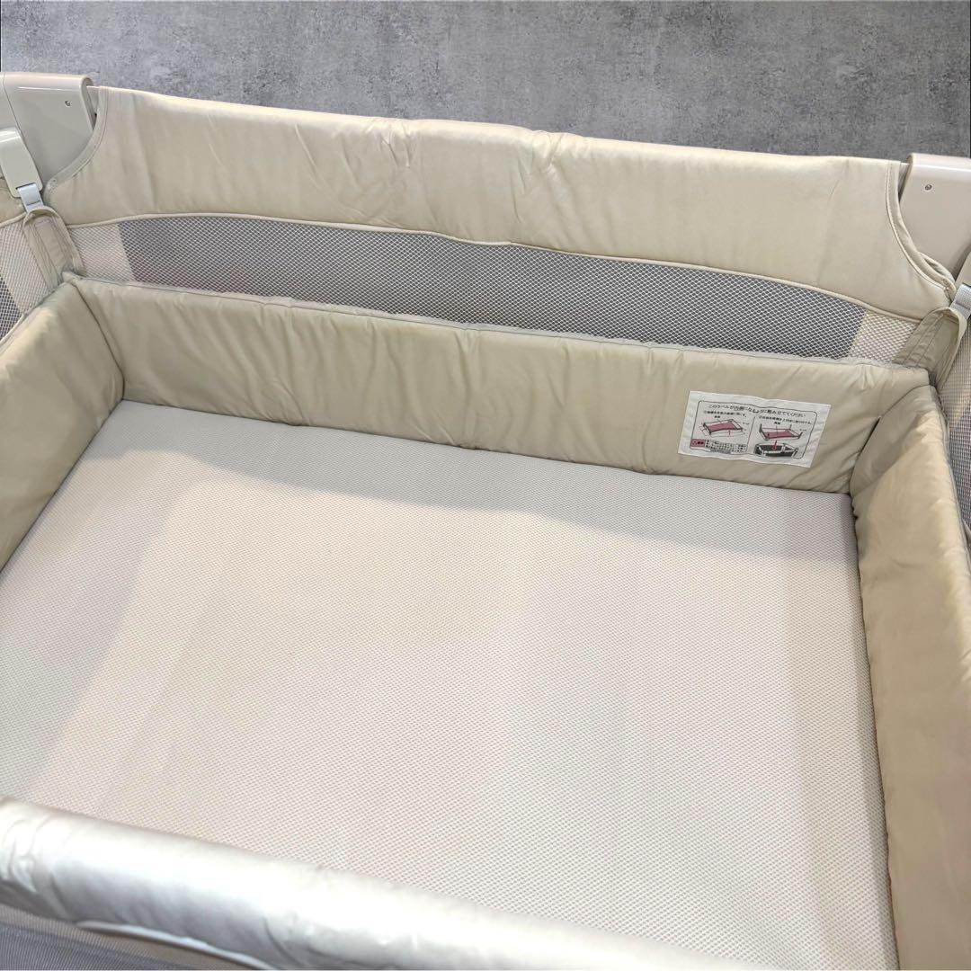 美品✨ Aprica アップリカ ココネルエアー ベビーベッド 折りたたみ式