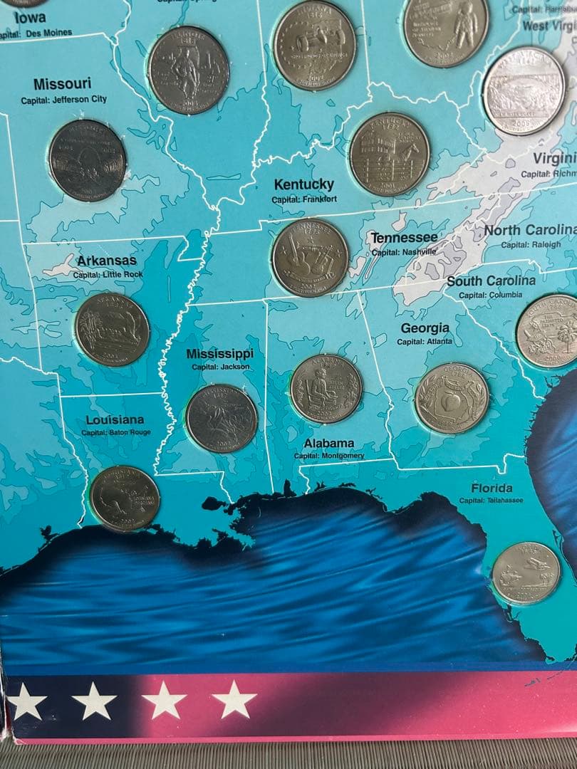 25セントクォーター50州記念アルバムコレクション