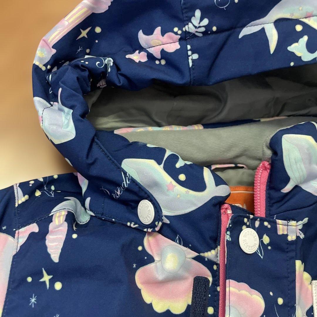 RÈSEÈDA 子ども　スキーウェア 上下セット100 ゴアテックス手袋