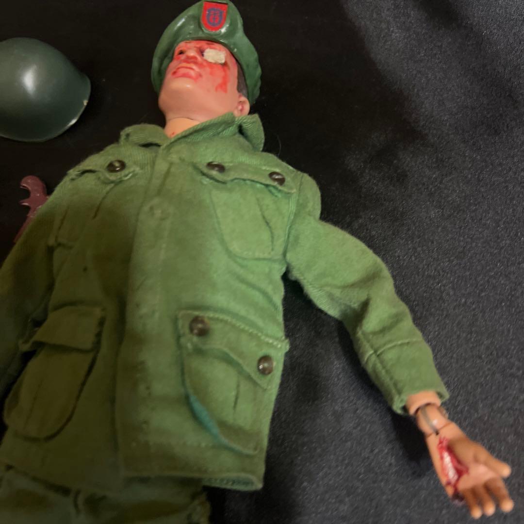 GIジョー　フィギュア　昭和レトロ　当時物　グリーンベレー帽