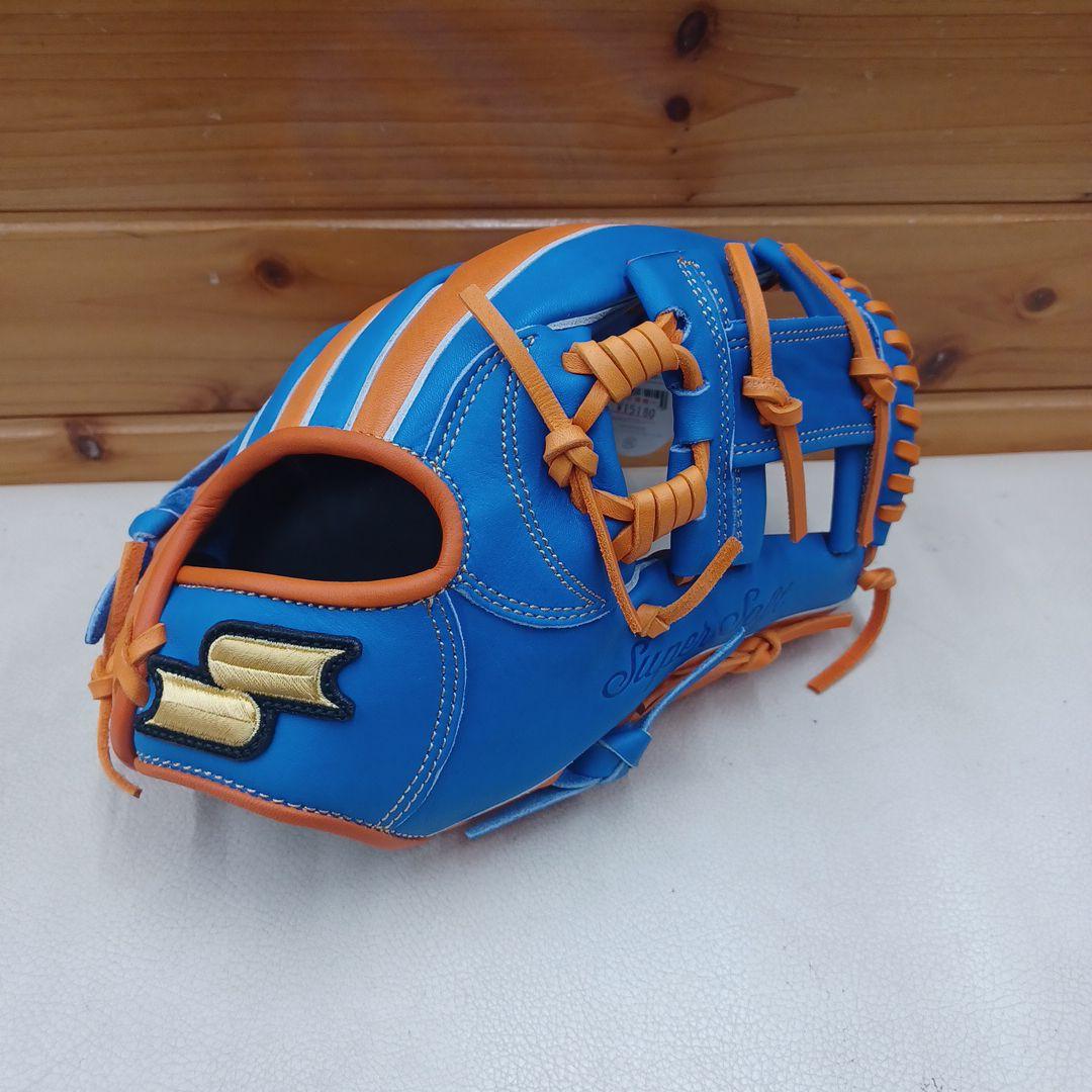 SSK限定　カノモデル　少年軟式グローブ 青/オレンジ