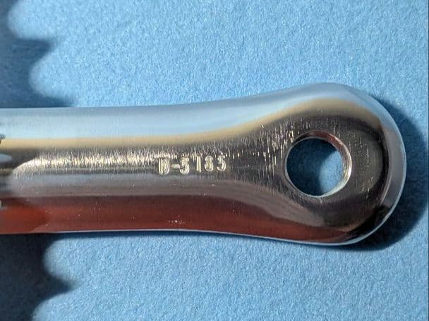 SKEACE スクエアテーパー ピストクランク 165mm 48T シルバー