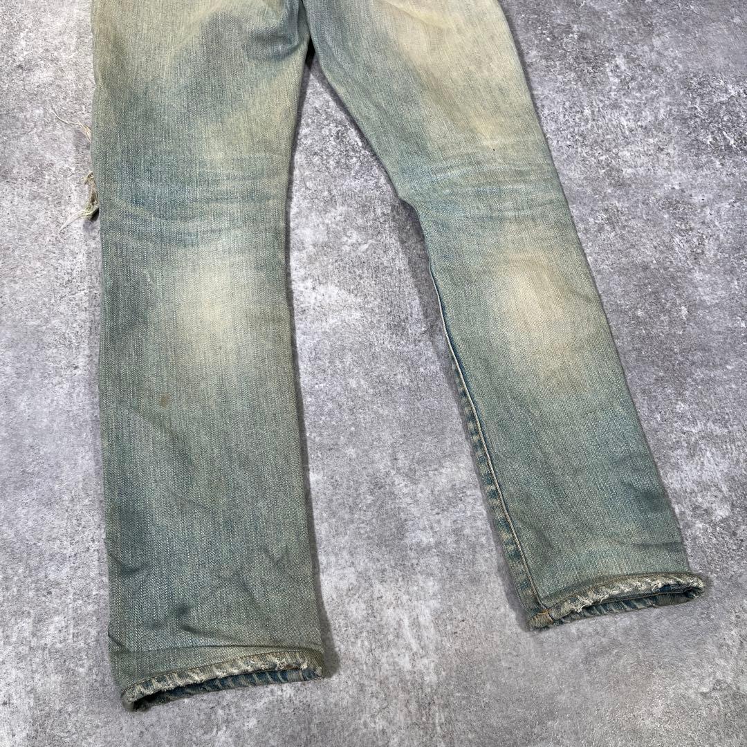 18ss SAINT LAURENT デストロイスキニーデニム　W29 ケリング