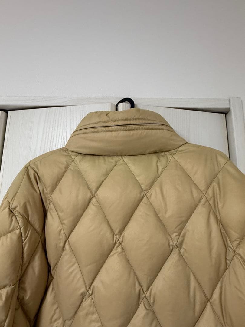 MONCLER ベージュ ダウンジャケット キルティングサイズ3