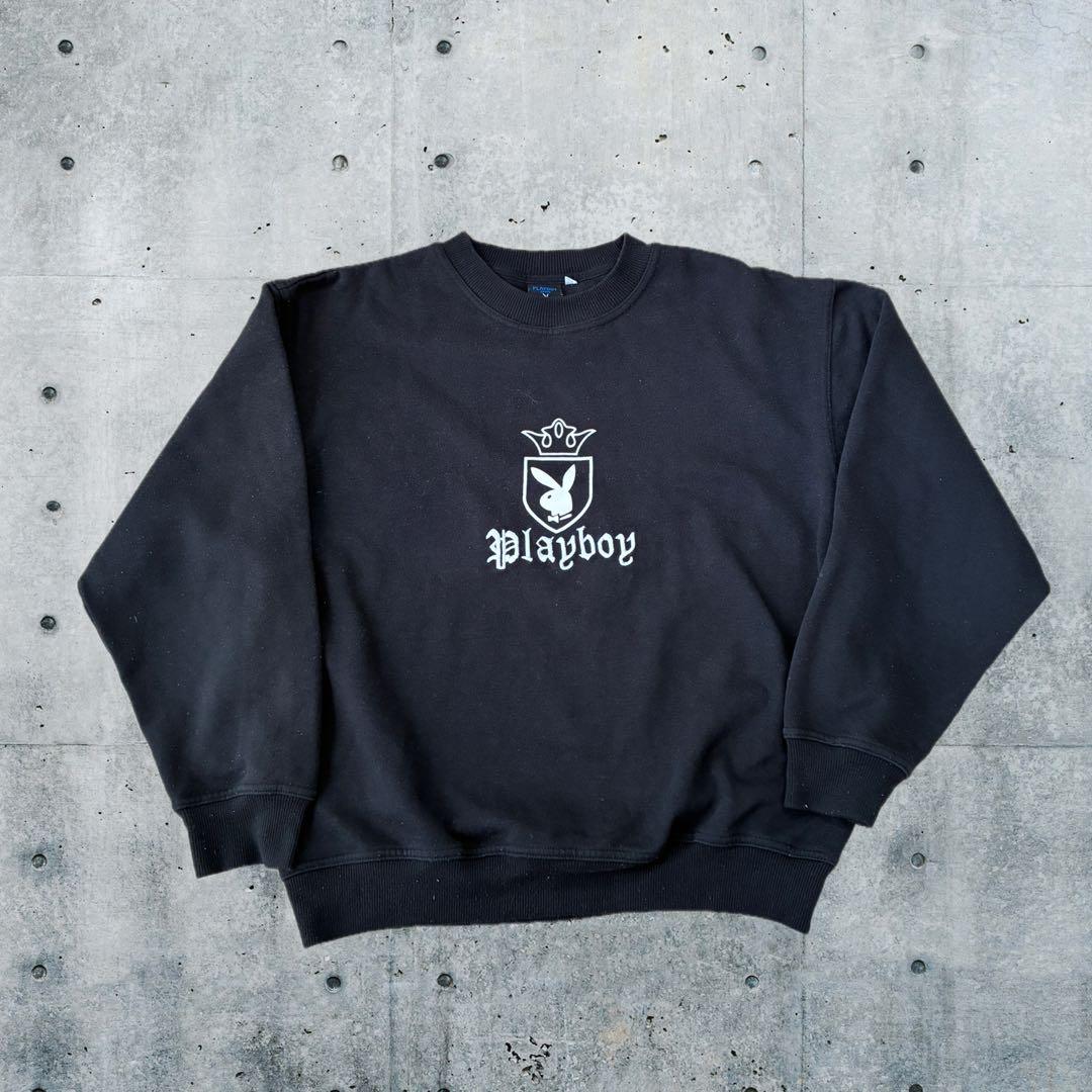 90年代　ヴィンテージ　Playboy ブラック トレーナー