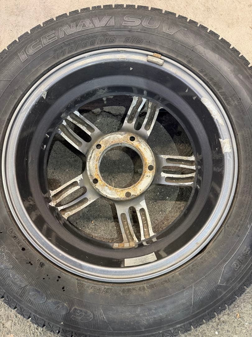 セ*ノ様 175/80R16 スタッドレスタイヤ　ホイールセット　ジムニー