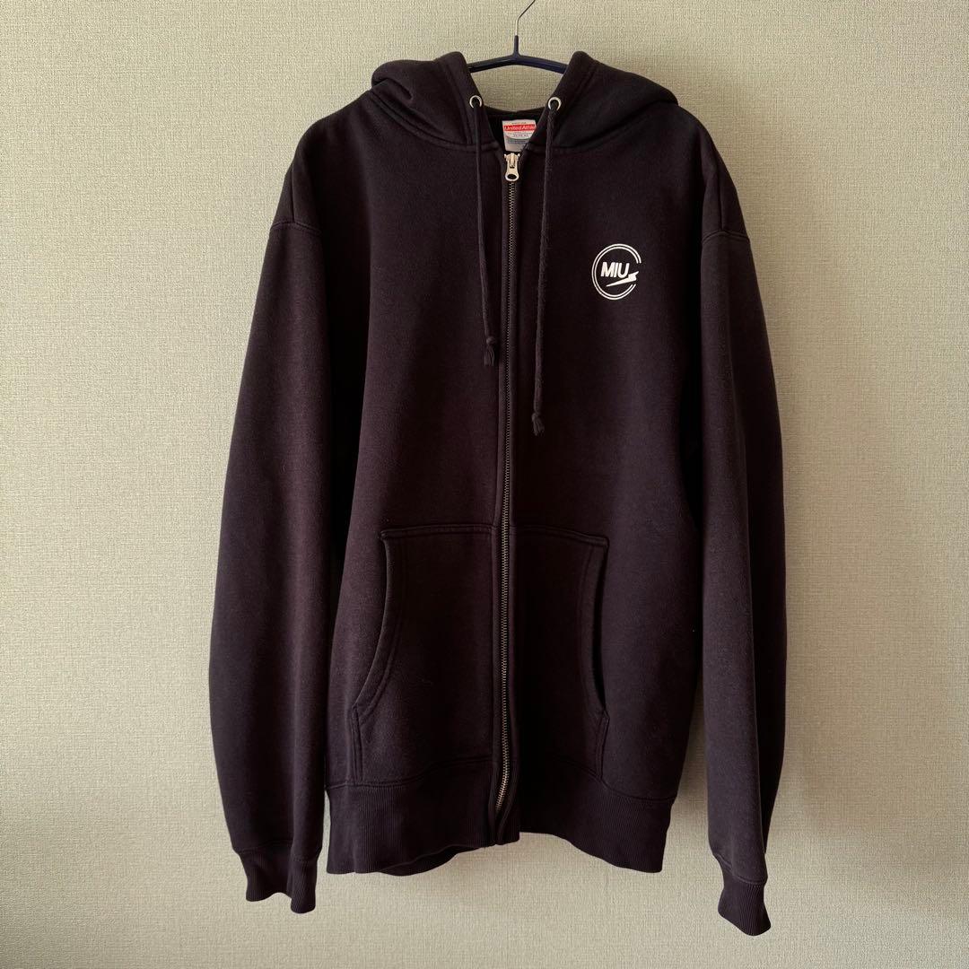 MIU ジップアップパーカー 「MIU404」 Lサイズ