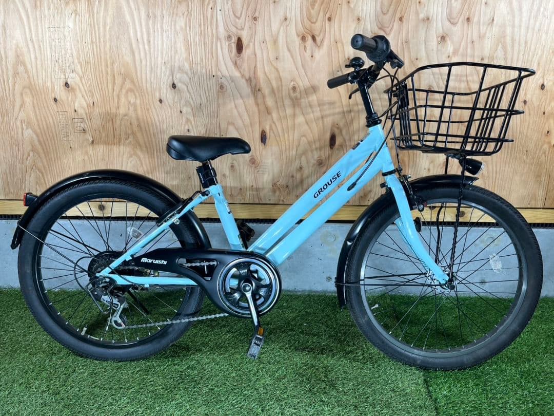 お引き取り限定 マルイシ グラウス 22インチ 外装6段ギア オートライト仕様