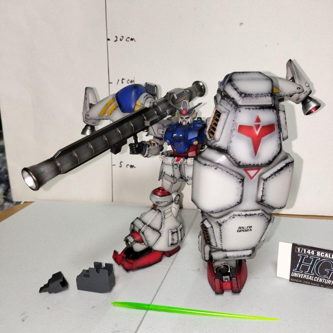 HG 1/144 ガンダム試作2号機 サイサリス 塗装完成品 ガンプラ 0083