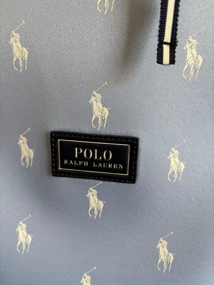 ポロ　ラルフローレン　水色　キャディバッグ