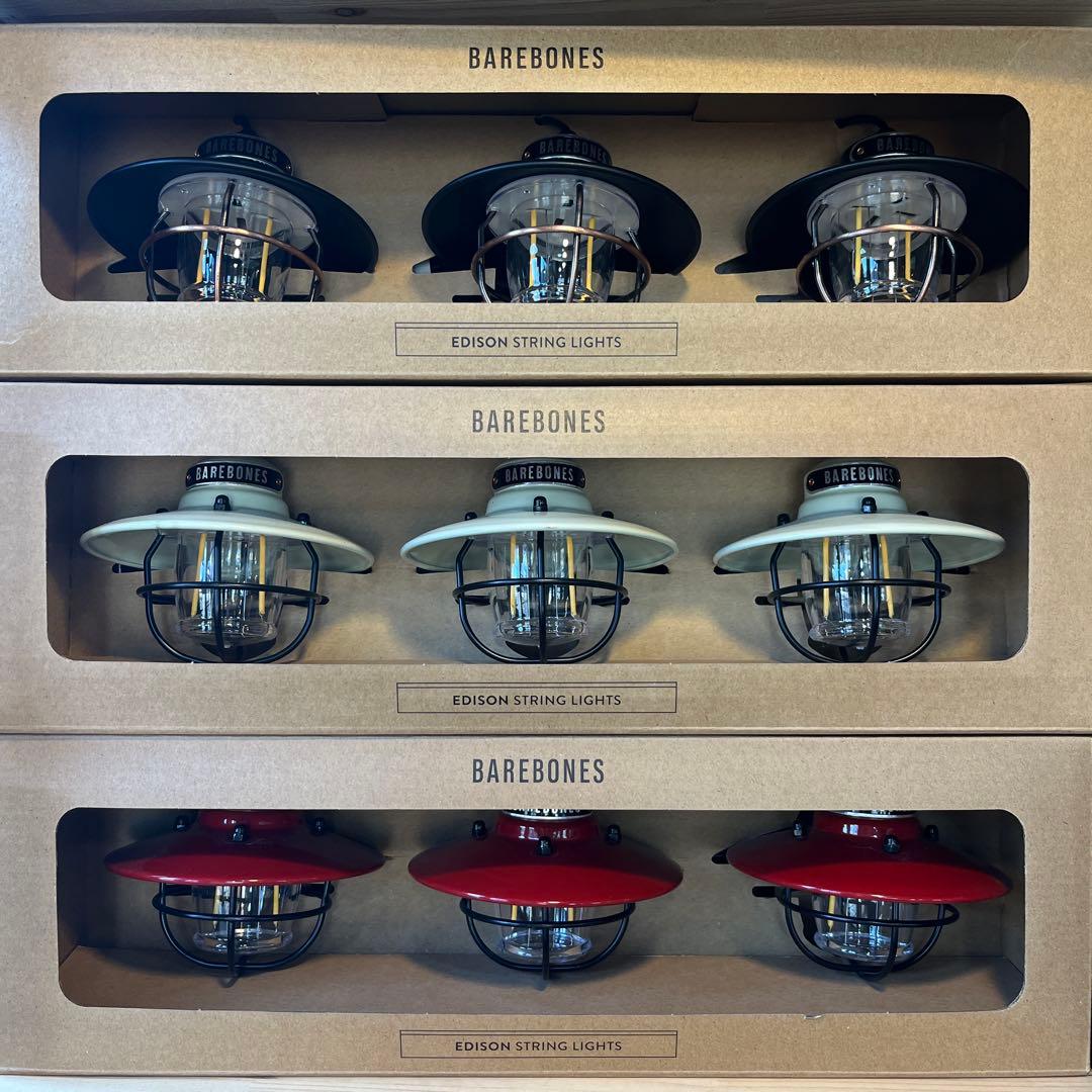 BAREBONES エジソンストリングライト【黒】
