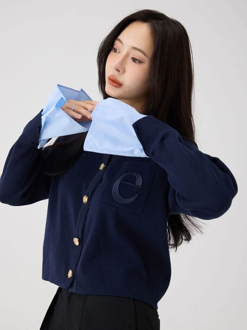 Attached collar カーディガン eimy istoire