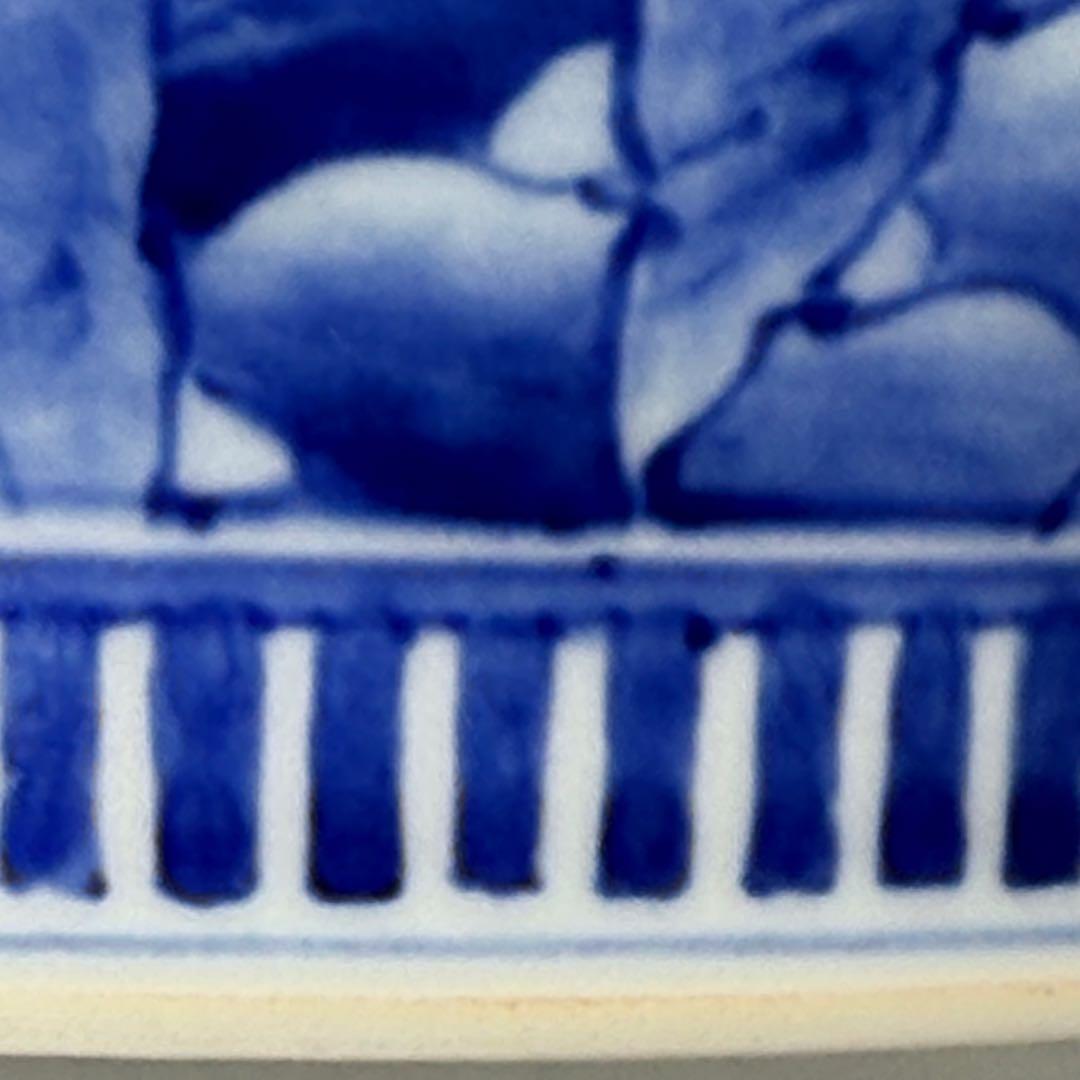 鍋島御庭焼　市川光春　本人作　最高位作　色鍋島竹梅図大花瓶　高33.5cm