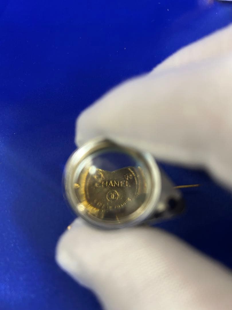 【CHANEL 】ヴィンテージ ココマークラインストーン ピンブローチ