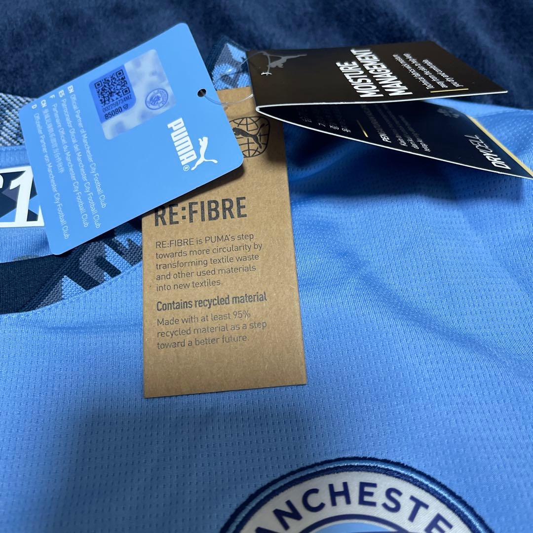 kamo 新品袋入り　マンチェスター・シティ Puma ジャージ ブルー