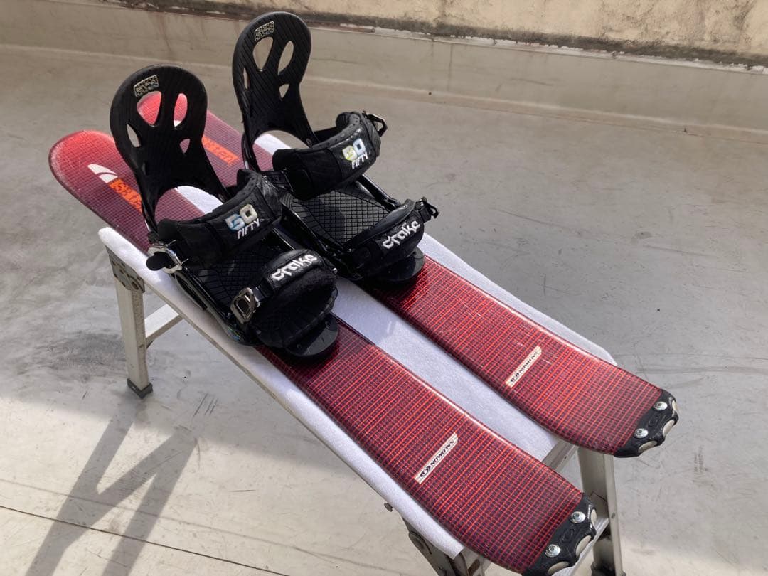 ショート(ファン)スキー　スノーボード　ブーツ用SALOMON×DRAKE 赤