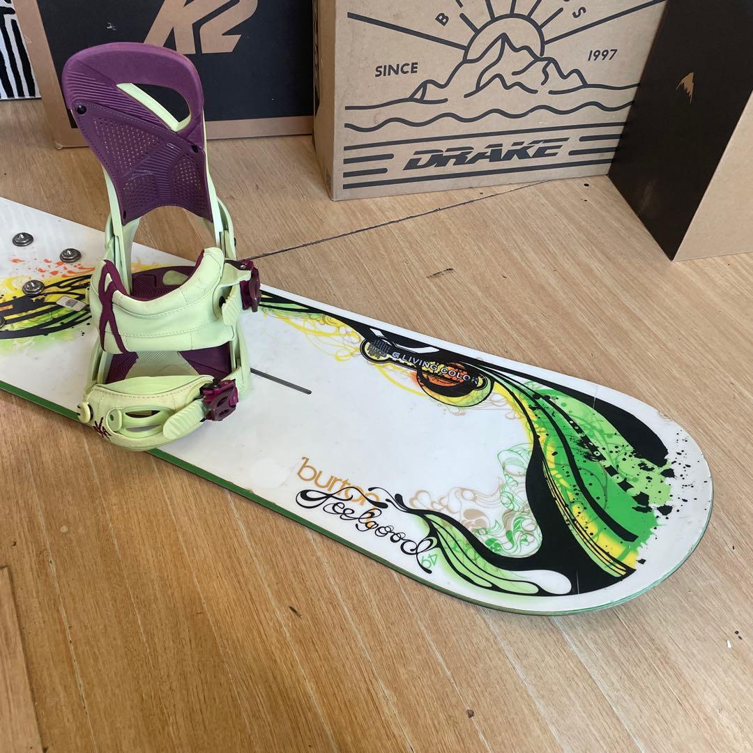 BURTON　feelgood　バートン　バインディング付　スノーボードセット
