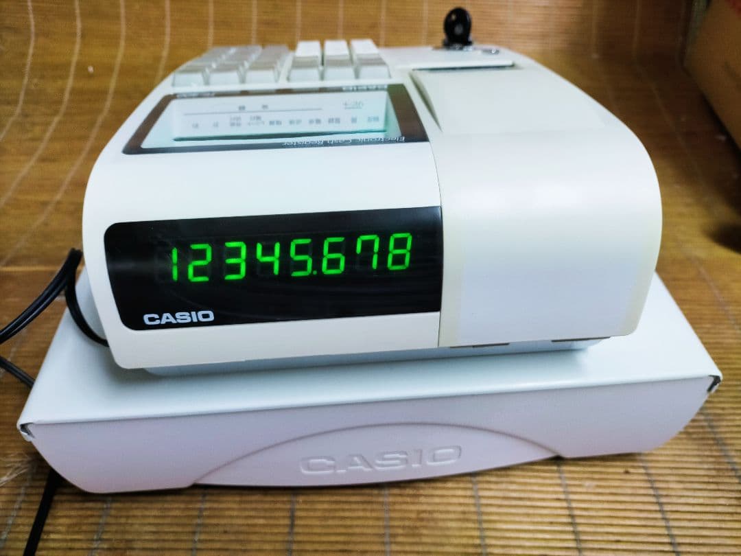カシオレジスター　TE-400　フル設定無料　PC連携売上管理　890141