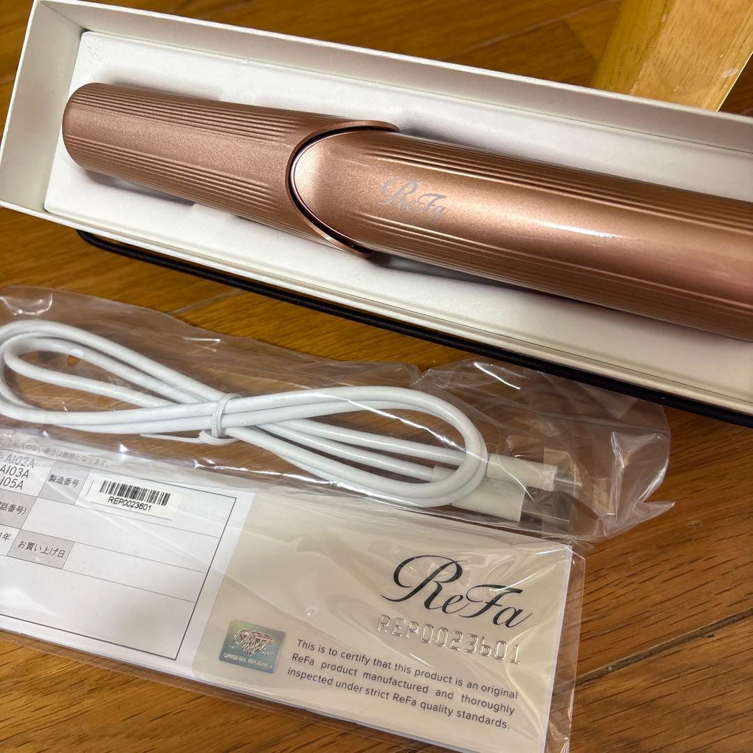 【ほぼ新品】ReFa フィンガーアイロン ローズゴールド
