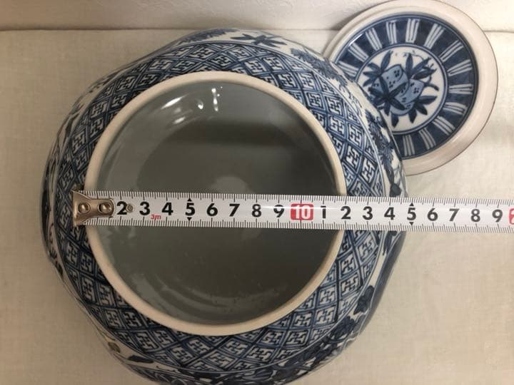 お値下げしました！平安昭阿弥造 染付 水指 共箱 密柑