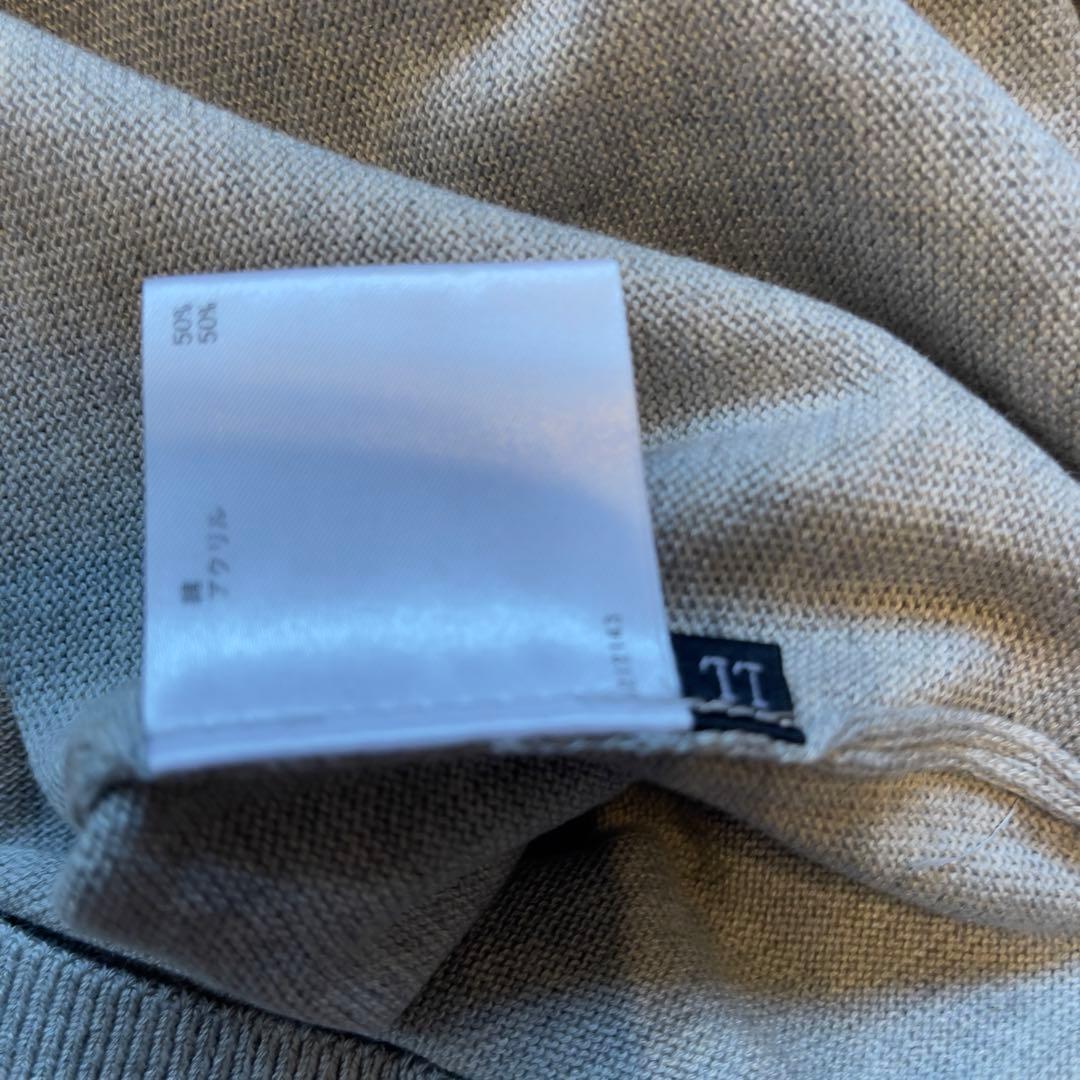 【未使用品】マンシングウェア グランドスラム　XL ニットセーター グレー 刺繍