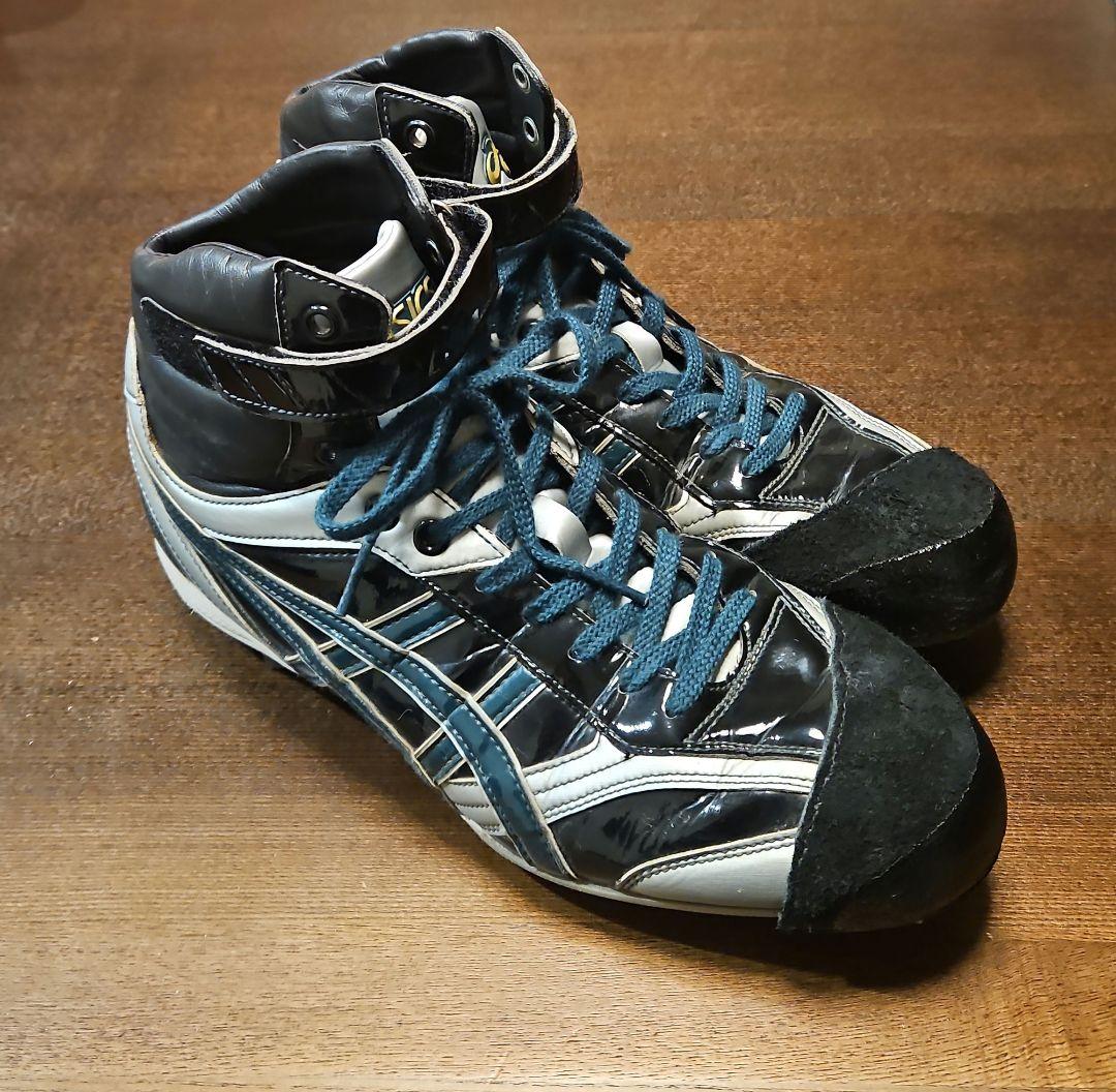 アシックス 野球　スパイク ハイカット 28㎝