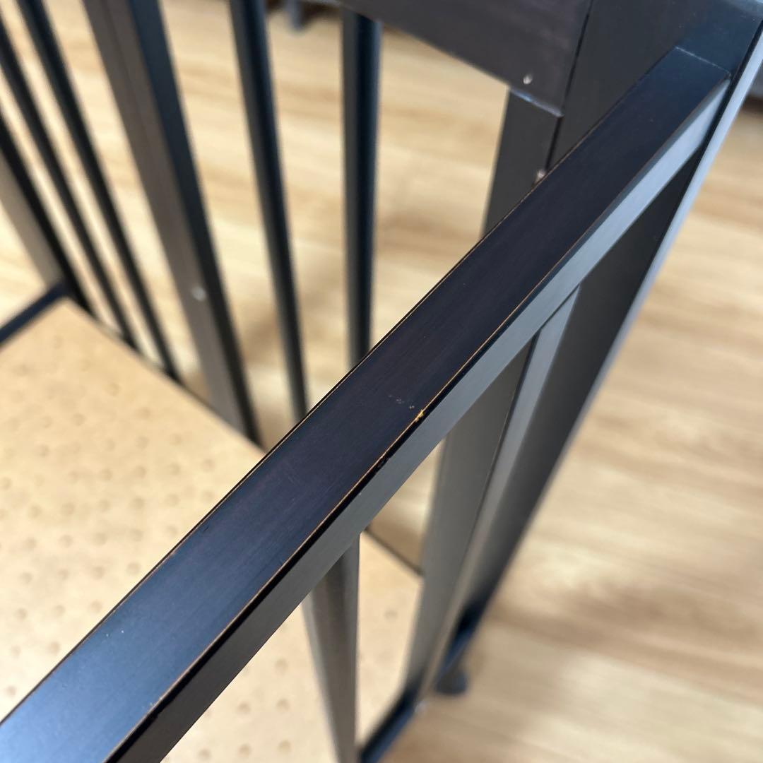 ワンタッチハイベッド　クールミニ　ダークブラウン　発送たのメル便送料込