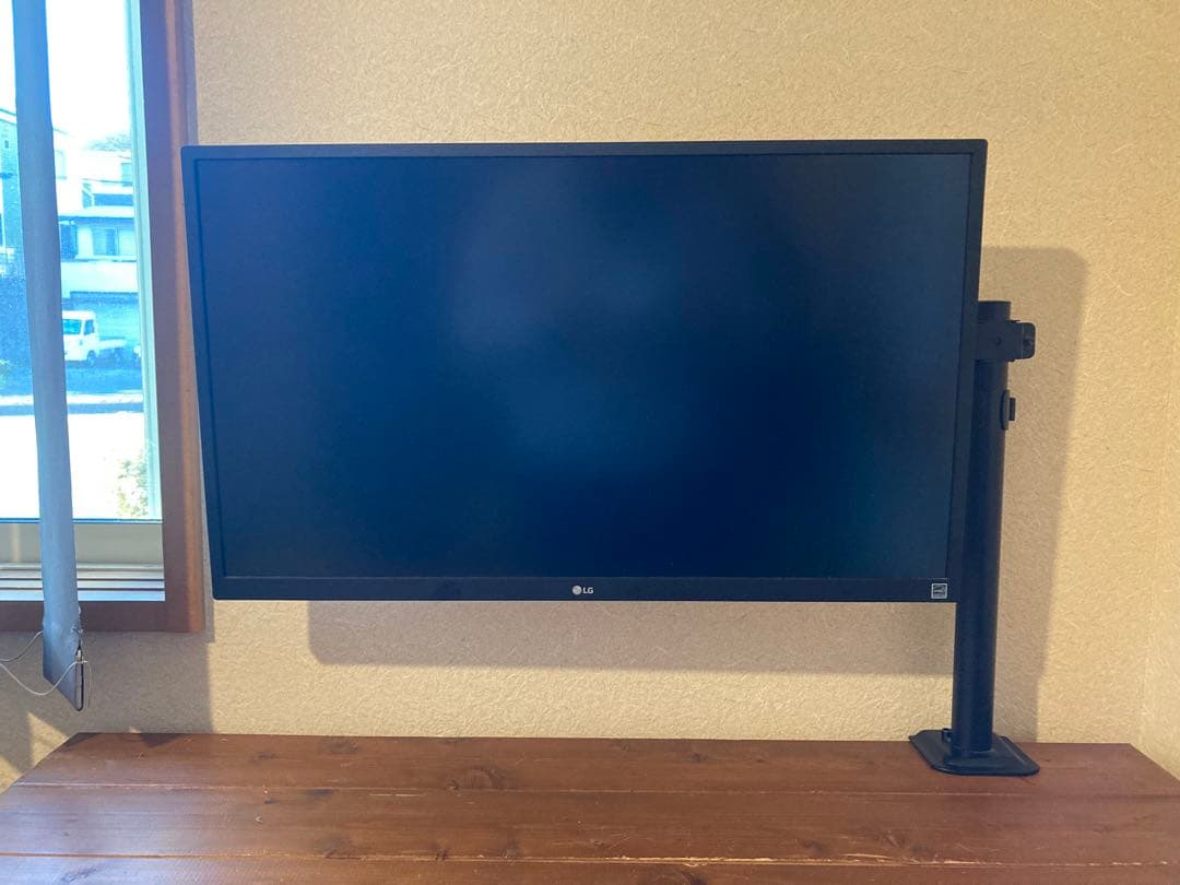LG 27UL500-W モニターアームセット