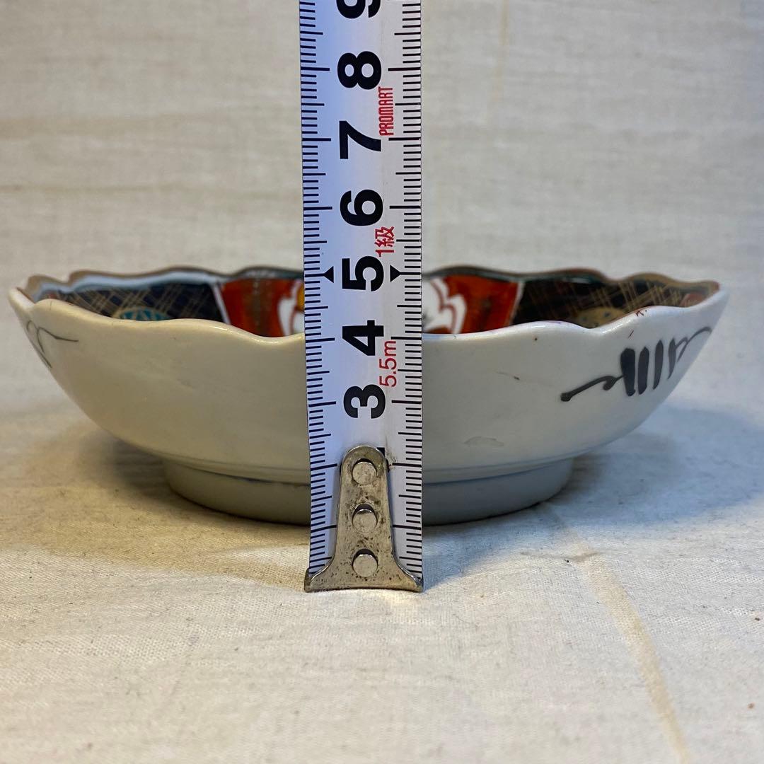 伊万里　古伊万里　大聖寺伊万里　なます皿　色絵　金襴手　5客