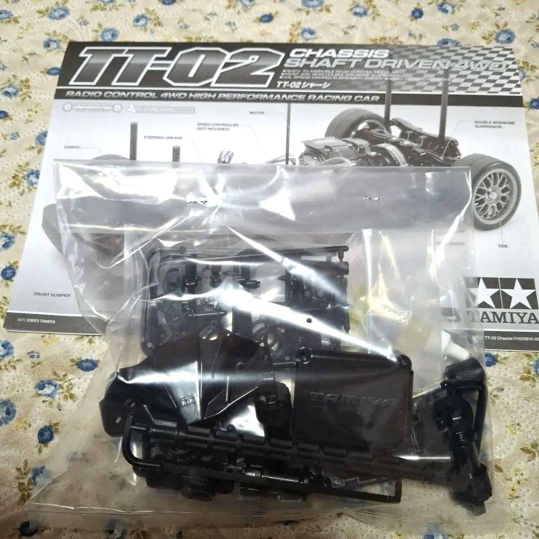 タミヤ T T 0 2 シャーシ　 組み立て完成品