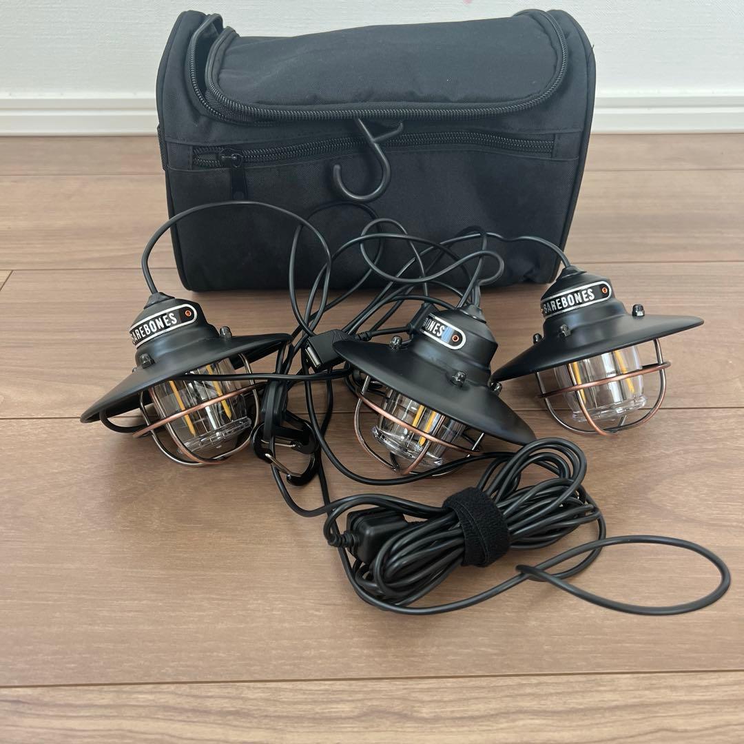 Barebones ベアボーンズ 3連 ランタン エジソンストリングライト