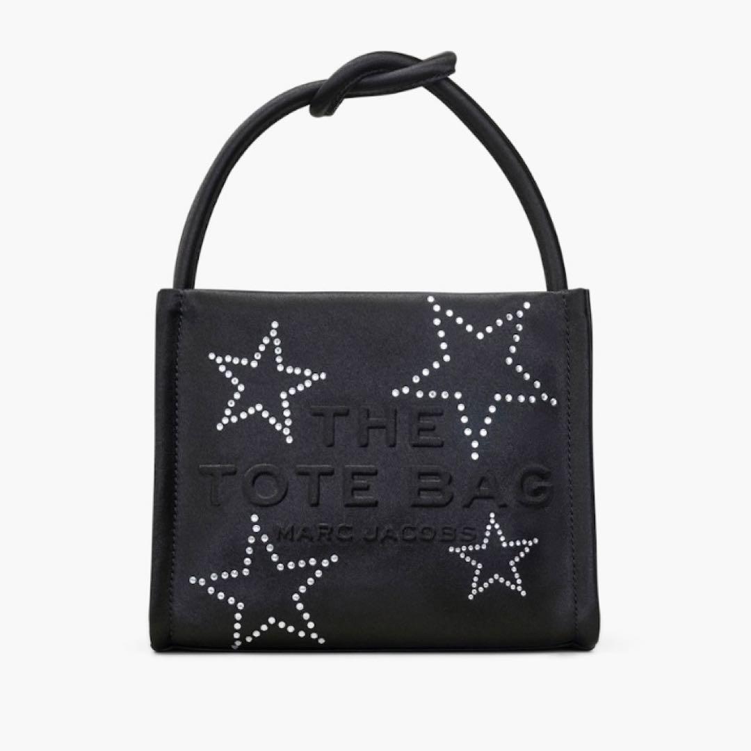 MARCJACOBS スター サテン ミニ トート バッグ マークジェイコブス