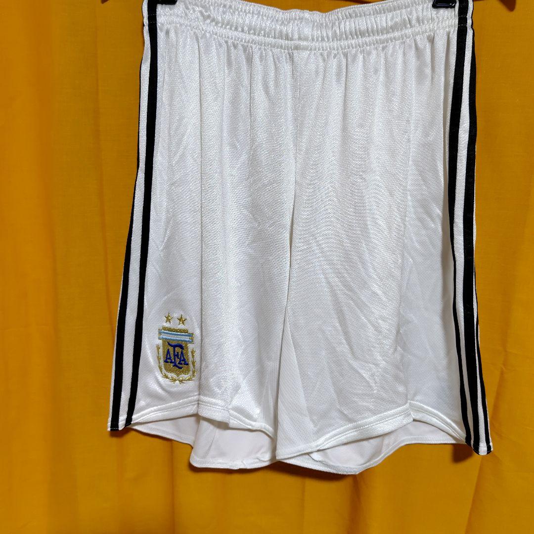 adidas アルゼンチン代表 ネイビー半袖　サッカーユニフォーム上下セット