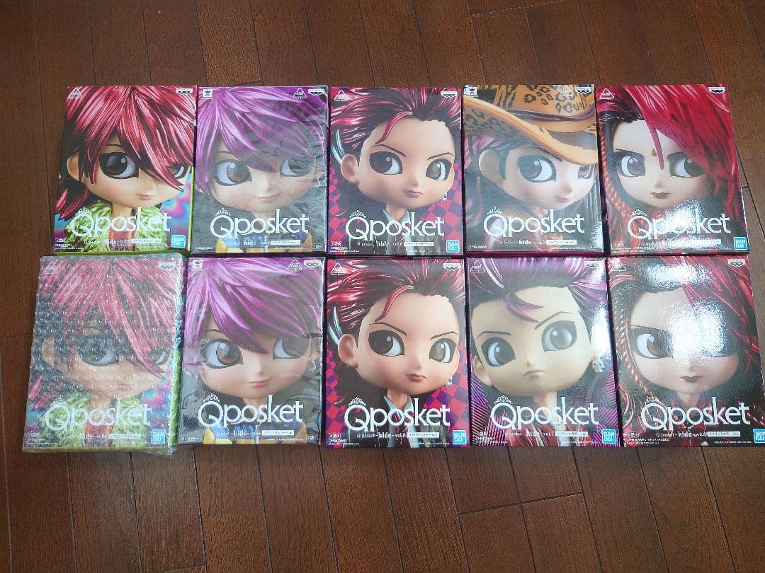 hide qposket メタリックカラー　レアカラー　多め