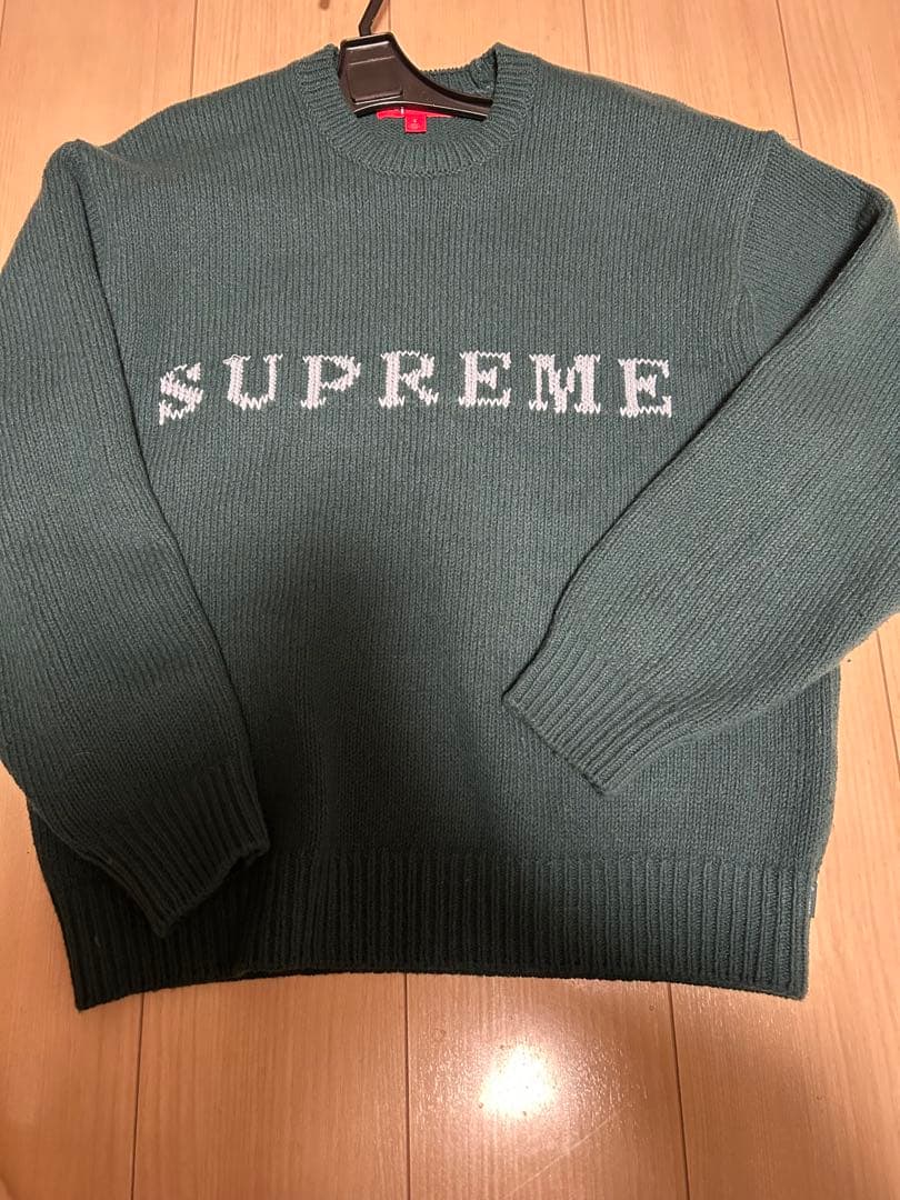 Supreme Contrast Logo Sweater S セーター
