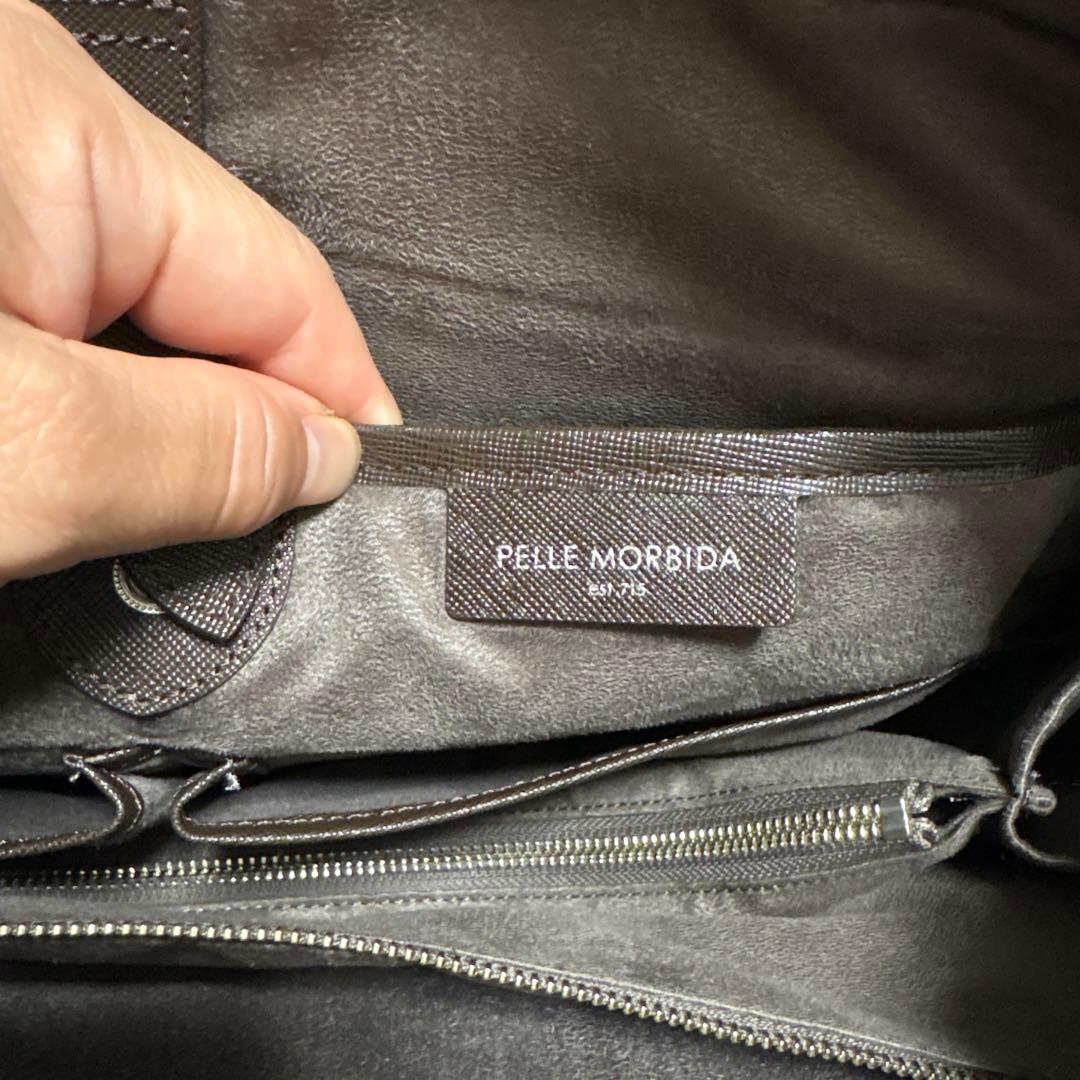 PELLE MORBIDA ペッレモルビダ ビジネスバッグ ブラウン