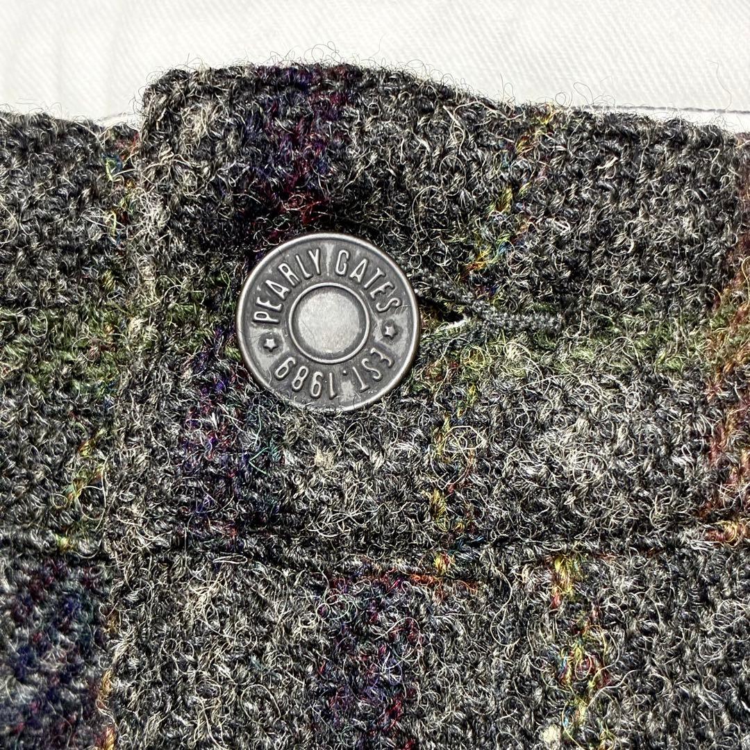 未使用✨PEARLY GATES ツィード×デニム パンツ 切り替え ゴルフ L