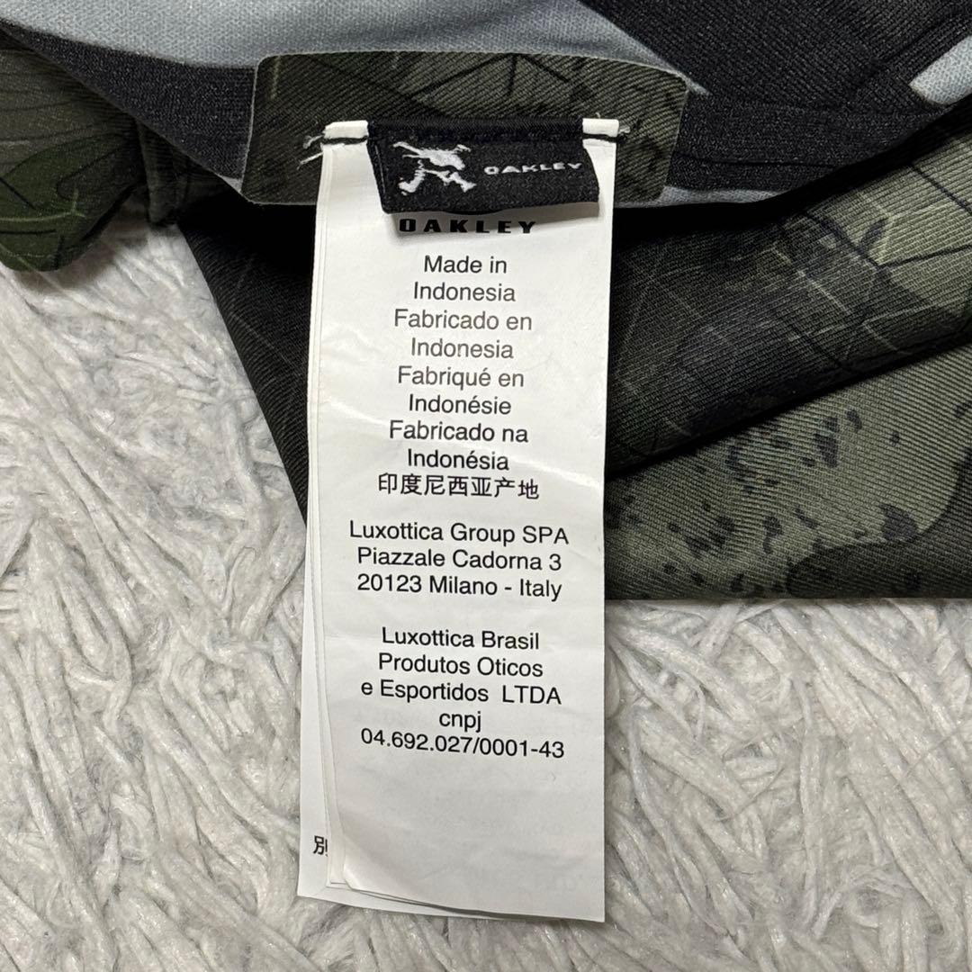 極美品 オークリー 幾何学迷彩 シェルパンツ スノーボード スキー Mサイズ