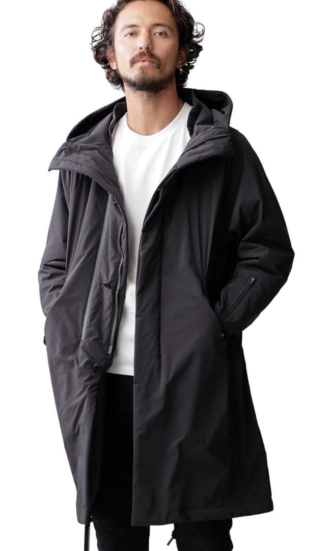 オーバーサイズ XL ナノユニバース 機能中綿モッズコート 西川ダウン