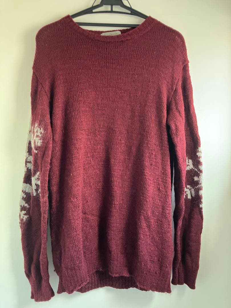 Yohji Yamamoto POUR HOMME スノーフレーク セーター