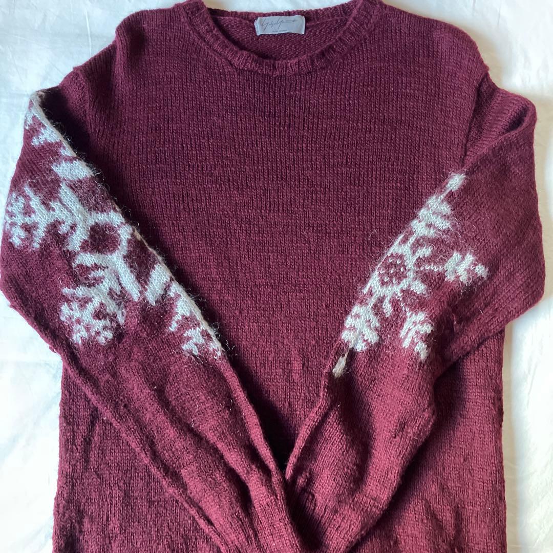 Yohji Yamamoto POUR HOMME スノーフレーク セーター