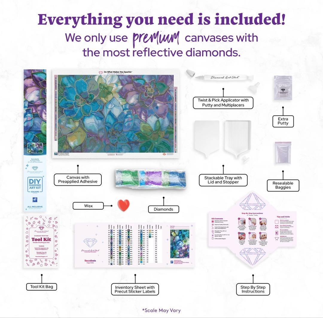 ダイヤモンドアートクラブ DAC （多肉植物）