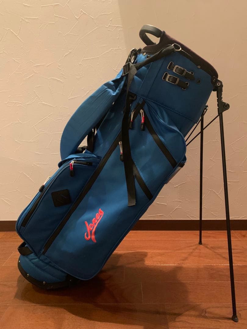 Jones スタンドバッグ 青
