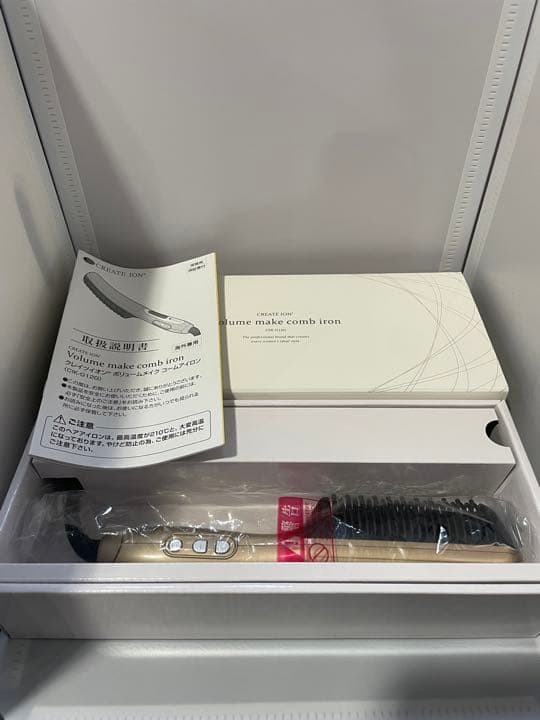 【新品】クレイツイオン　メイクアップコームアイロン　レイヤーカット