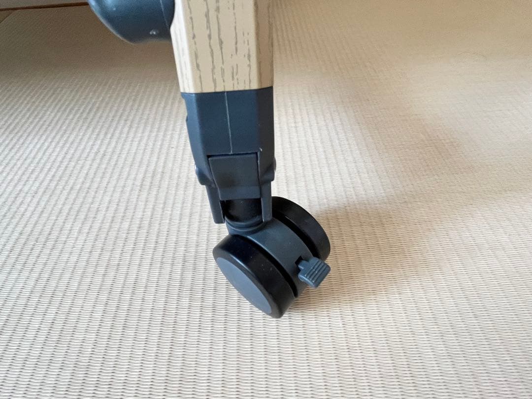 ベビーベッド　HZDMJ 高さ調節可　コンパクト　折り畳み