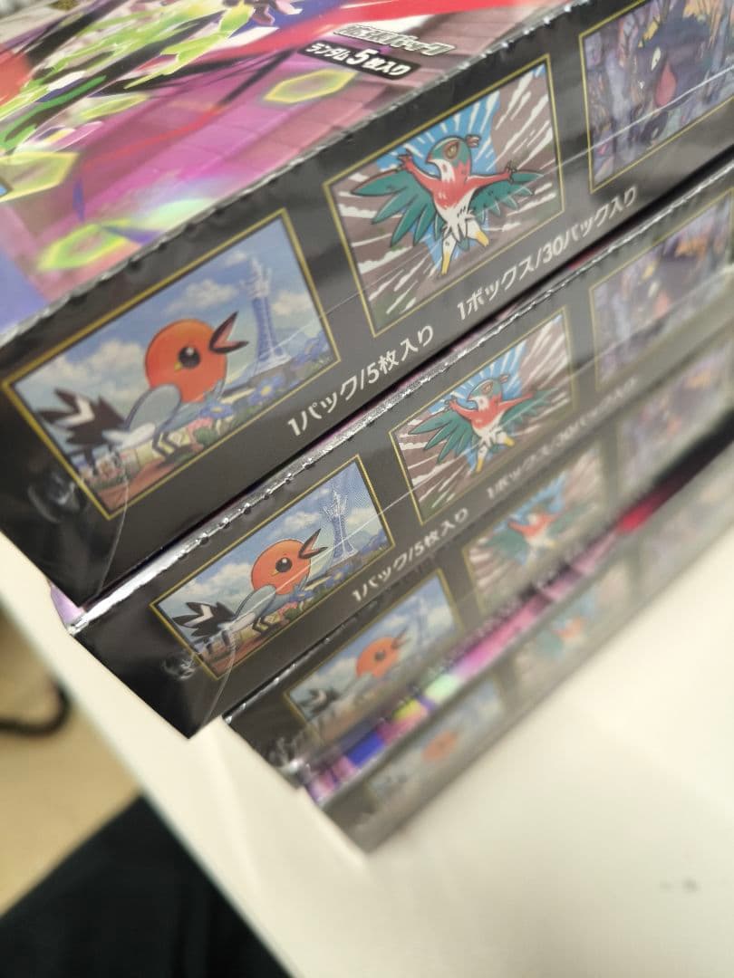 ポケモンカードゲーム ムニキスゼロ 4BOX シュリンク付き 未開封品